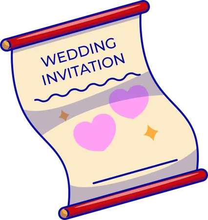 Wedding Invitation  Illustration