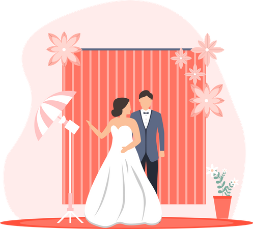 Wedding photography  Illustration