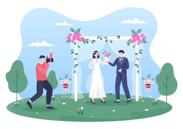 Wedding Photography  일러스트레이션