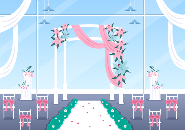 Wedding Place  Illustration