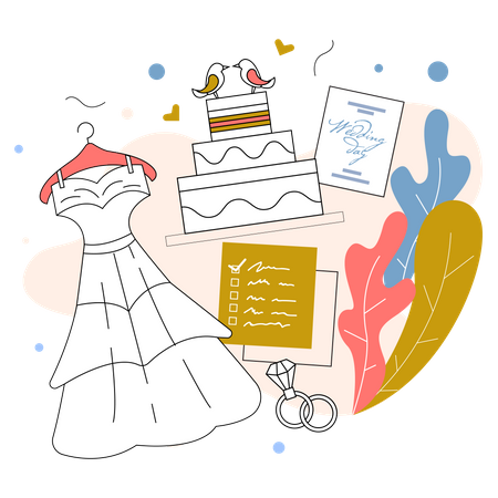 Wedding Planner  Illustration