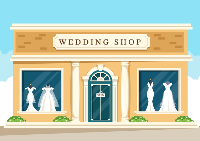Wedding Shop  Illustration