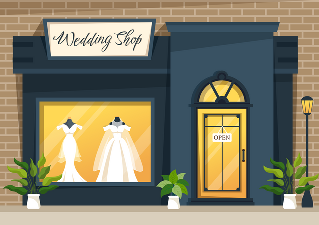 Wedding Shop  Illustration