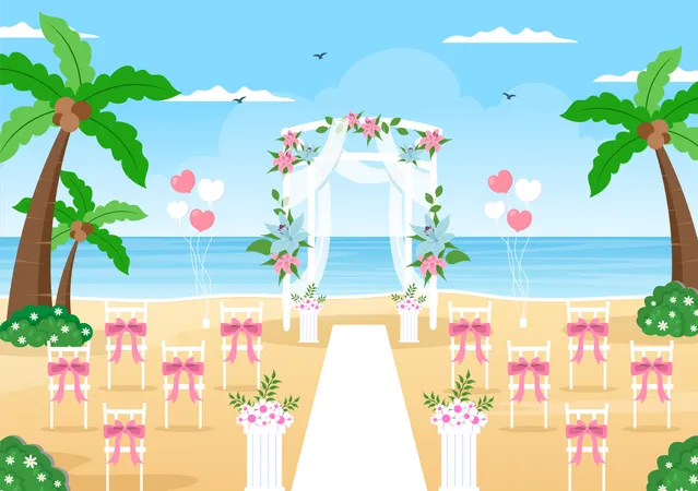 Wedding Venue  Illustration