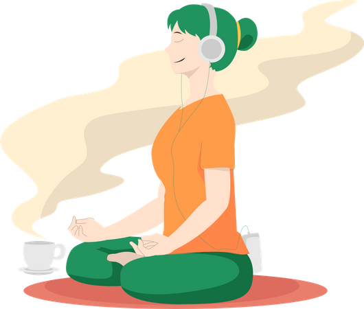 Weekend Meditation Illustration