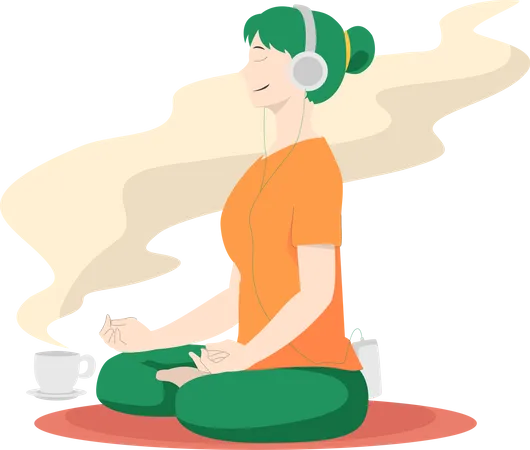 Weekend Meditation Illustration
