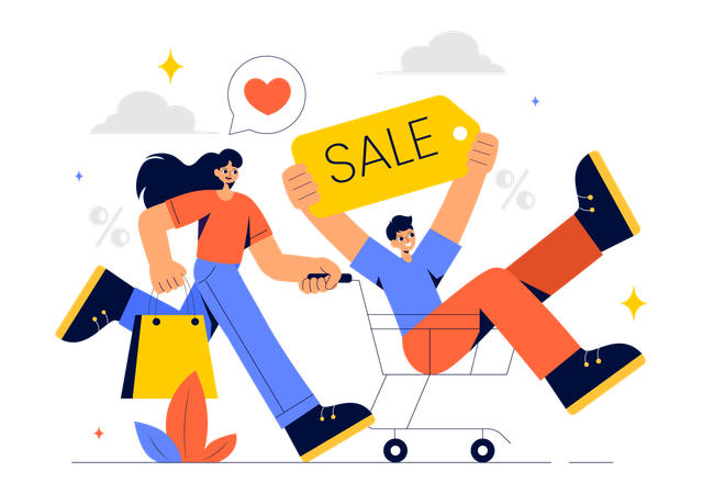 Weekend Super Sale  Illustration