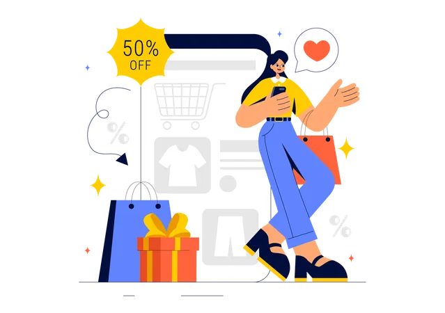 Weekend Super Sale  Illustration