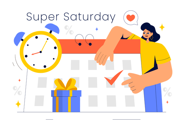 Weekend Super Sale  Illustration