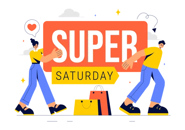 Weekend Super Sale  Illustration