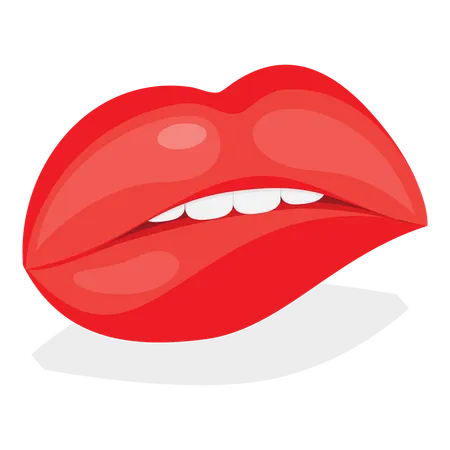 Weibliche Lippen  Illustration