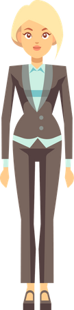 Mitarbeiterin  Illustration