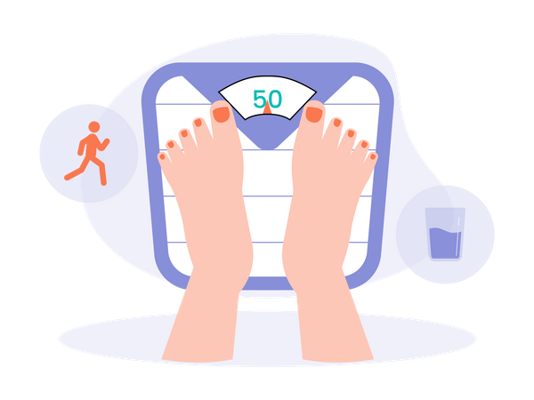 Weigh scale  Illustration