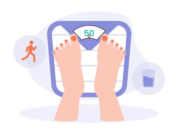 Weigh scale  Illustration