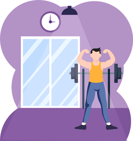 Weight Lifting Equipment  Illustration