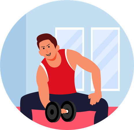 Weight Lifting Equipment  Illustration