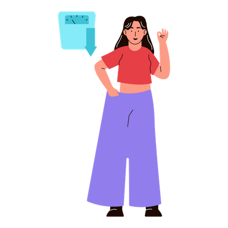 Weight Loss  Illustration