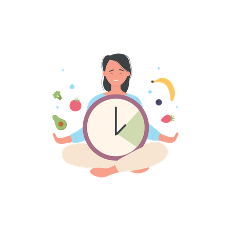 Weight Loss planning  Illustration
