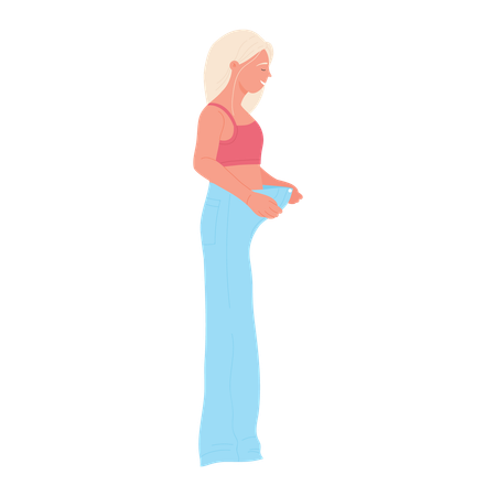 Weight loss set_ (6)  Illustration