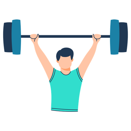 Weightlifting  Illustration