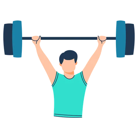 Weightlifting  Illustration