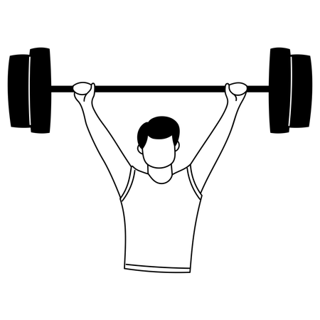 Weightlifting  Illustration