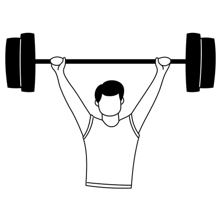 Weightlifting  Illustration