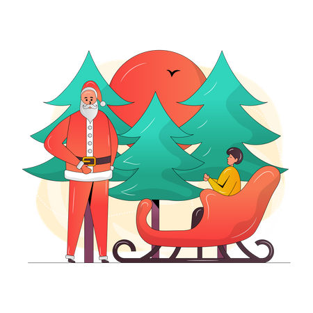 Weihnachtsabenteuer  Illustration