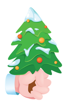 Weihnachtsbaum  Illustration