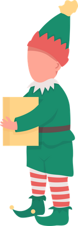 Weihnachtselfe  Illustration