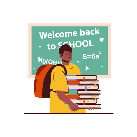 Welcome Back To School  Illustration