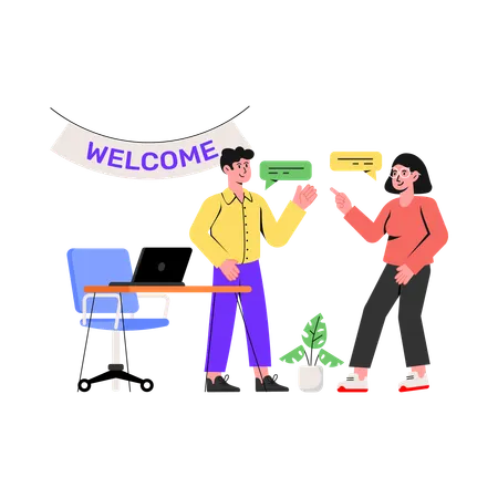 Welcome Candidate  Illustration