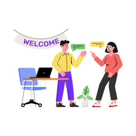 Welcome Candidate  Illustration