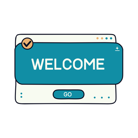 Welcome dashboard  Illustration