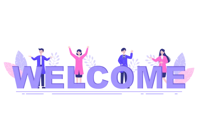 Welcome  Illustration