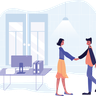 illustrations for welcoming new employee