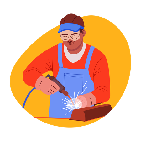 Welder  Illustration