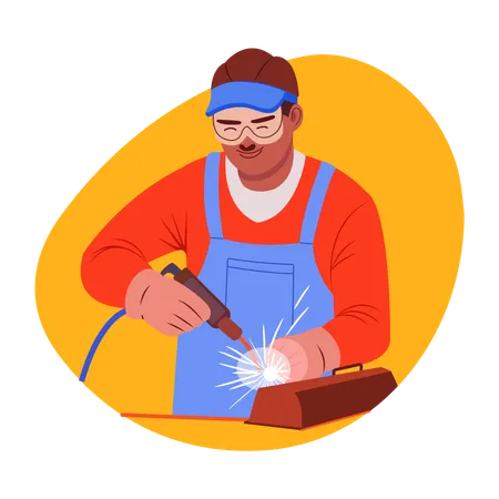 Welder  Illustration