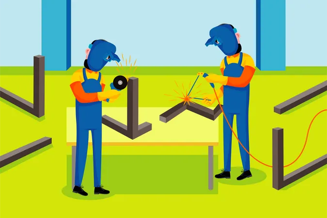 Welder  Illustration