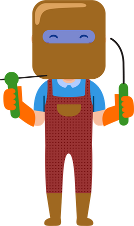 Welder  Illustration