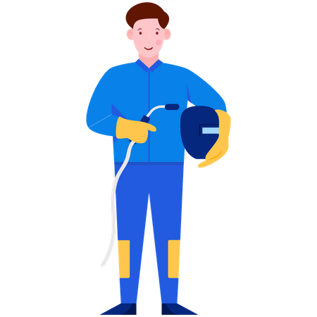 Welder  Illustration