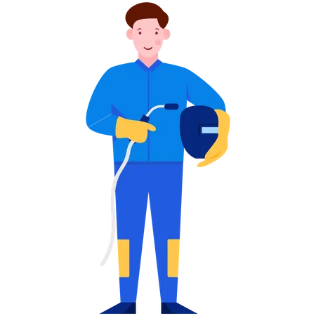 Welder  Illustration