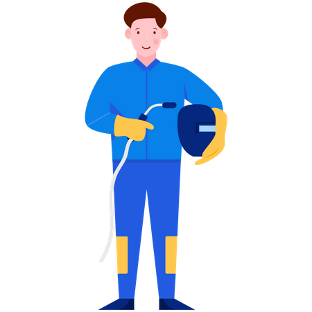Welder  Illustration