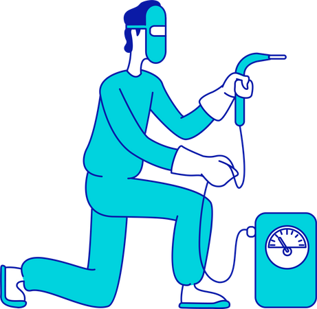 Welder  Illustration