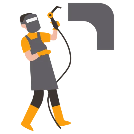 Welding Mask  Illustration