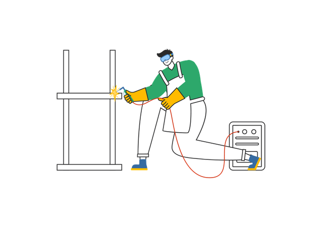 Welding Service  Illustration