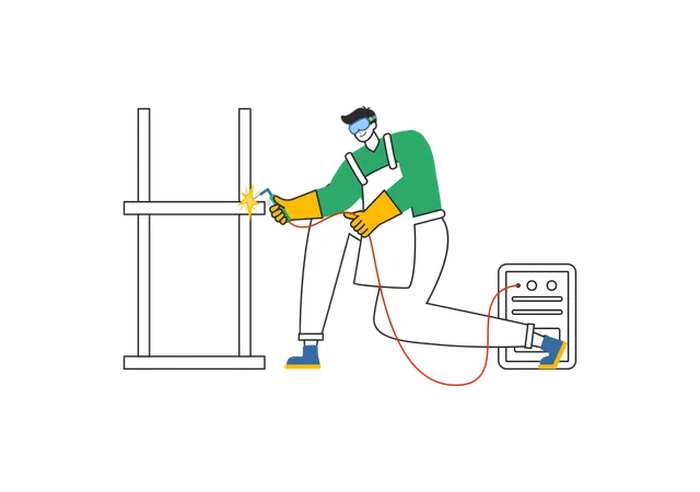 Welding Service  Illustration