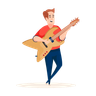 well known singer illustration