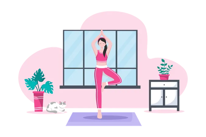 Wellness coach  Illustration