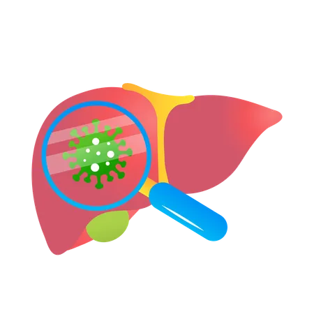 Welt-Hepatitis-Tag  Illustration